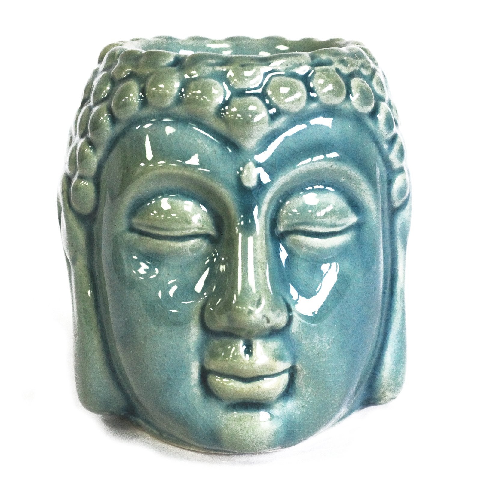 Small Buddha Oil Burner Buddha Oil Burner Soul Inspired Blue 