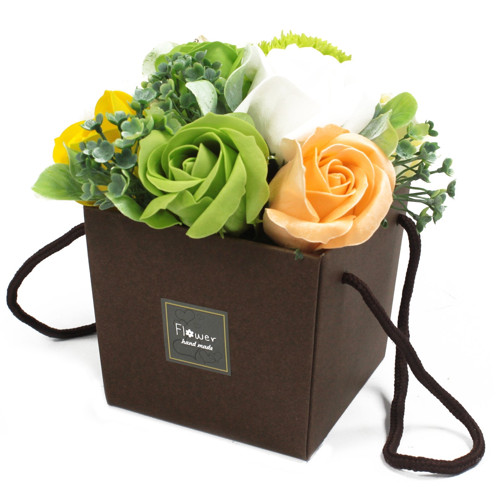 Soap Flower Bouquet in Box Soap Flowers Soul Inspired Spring Flowers 