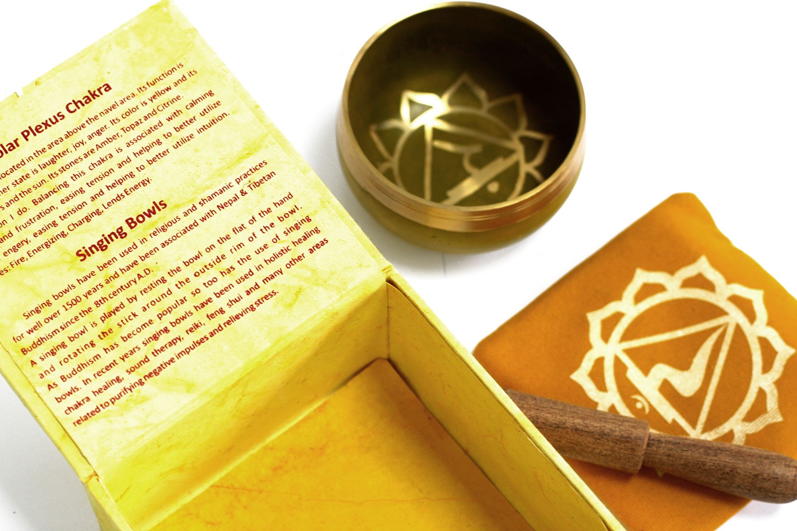 Solar Plexus Chakra Singing Bowl Set singing bowl Soul Inspired 