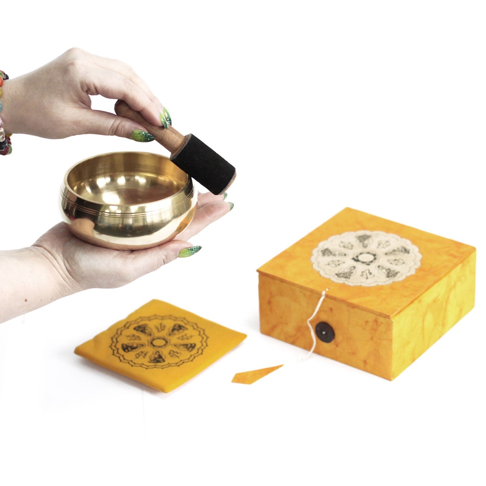 Solar Plexus Chakra Singing Bowl Set singing bowl Soul Inspired 