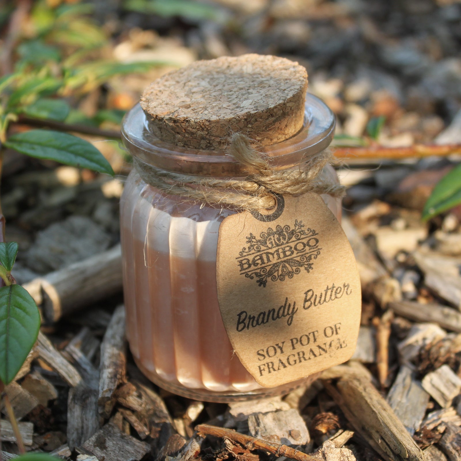 Soya Bean Fragrance Candles - Twin Pack Soy Pot Of Fragrance Candle Soul Inspired Brandy Butter 