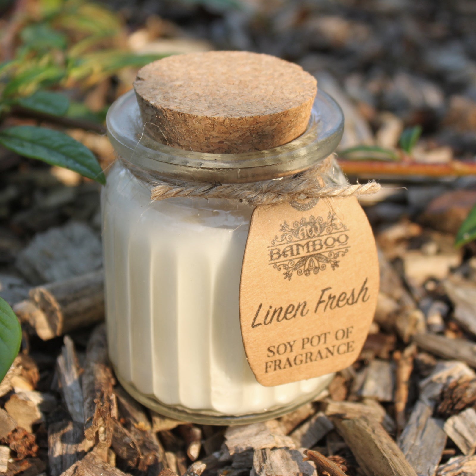 Soya Bean Fragrance Candles - Twin Pack Soy Pot Of Fragrance Candle Soul Inspired Linen Fresh 