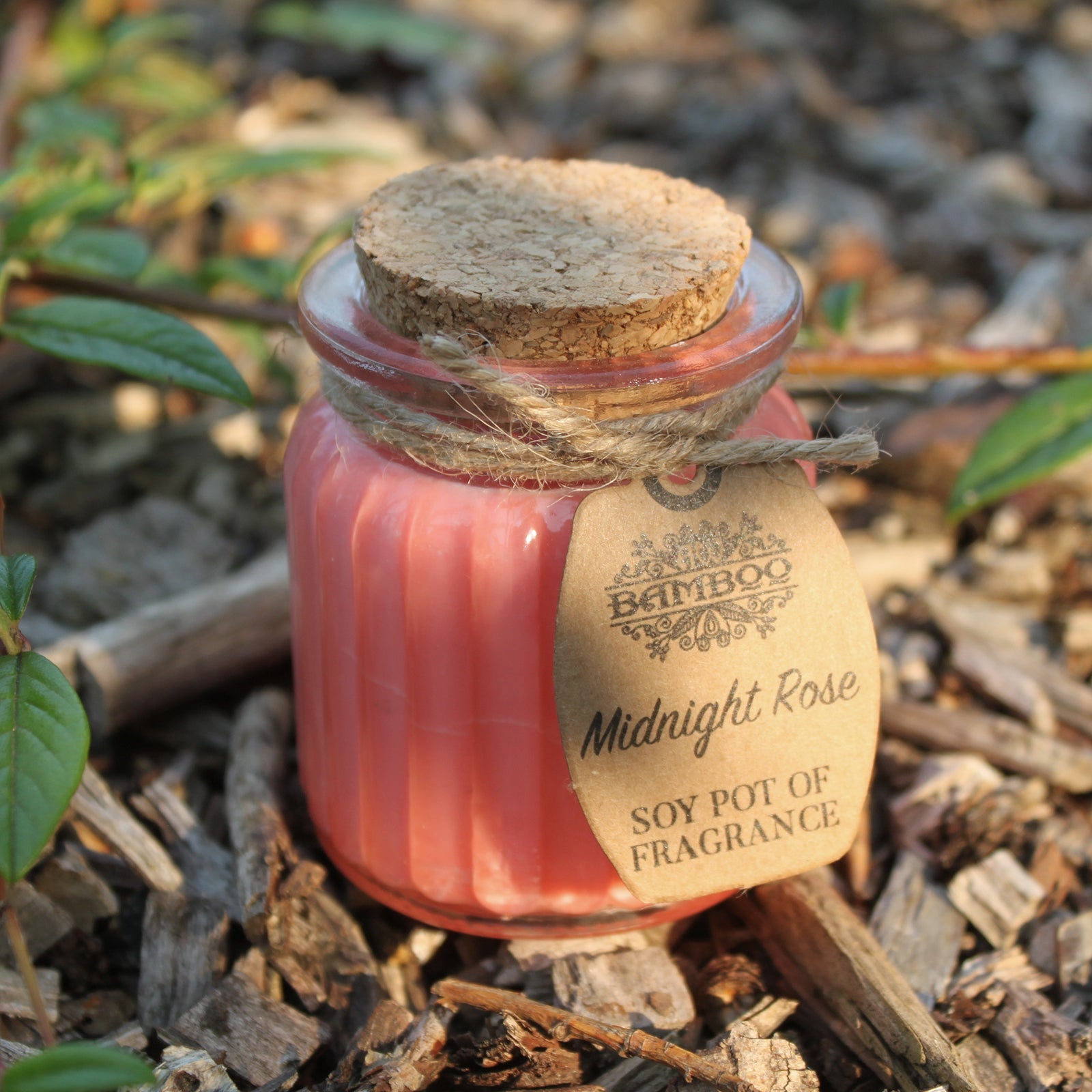 Soya Bean Fragrance Candles - Twin Pack Soy Pot Of Fragrance Candle Soul Inspired Midnight Rose 