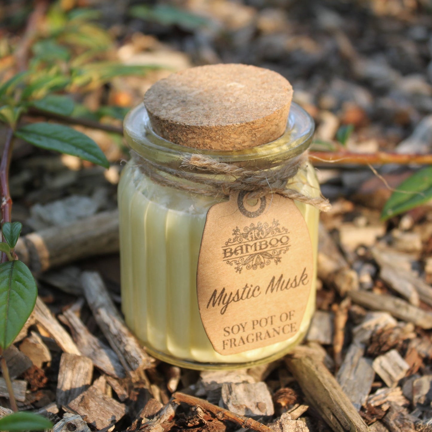 Soya Bean Fragrance Candles - Twin Pack Soy Pot Of Fragrance Candle Soul Inspired Mystic Musk 