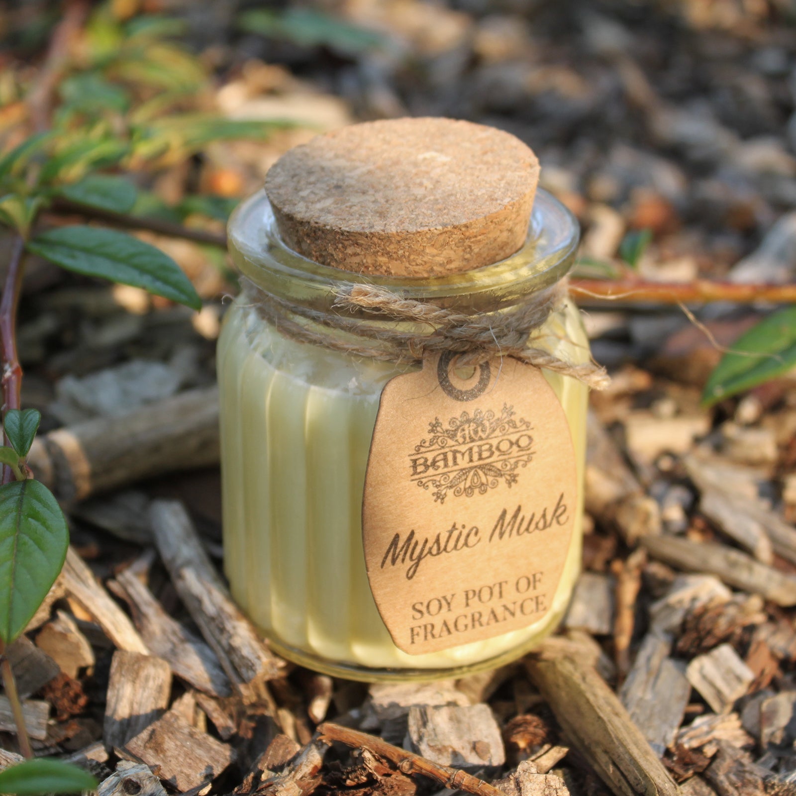 Soya Bean Fragrance Candles - Twin Pack Soy Pot Of Fragrance Candle Soul Inspired Mystic Musk 