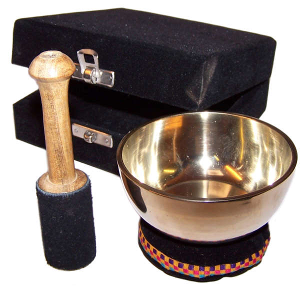 Tibetan Singing Bowl Set - 9cm singing bowl Soul Inspired 