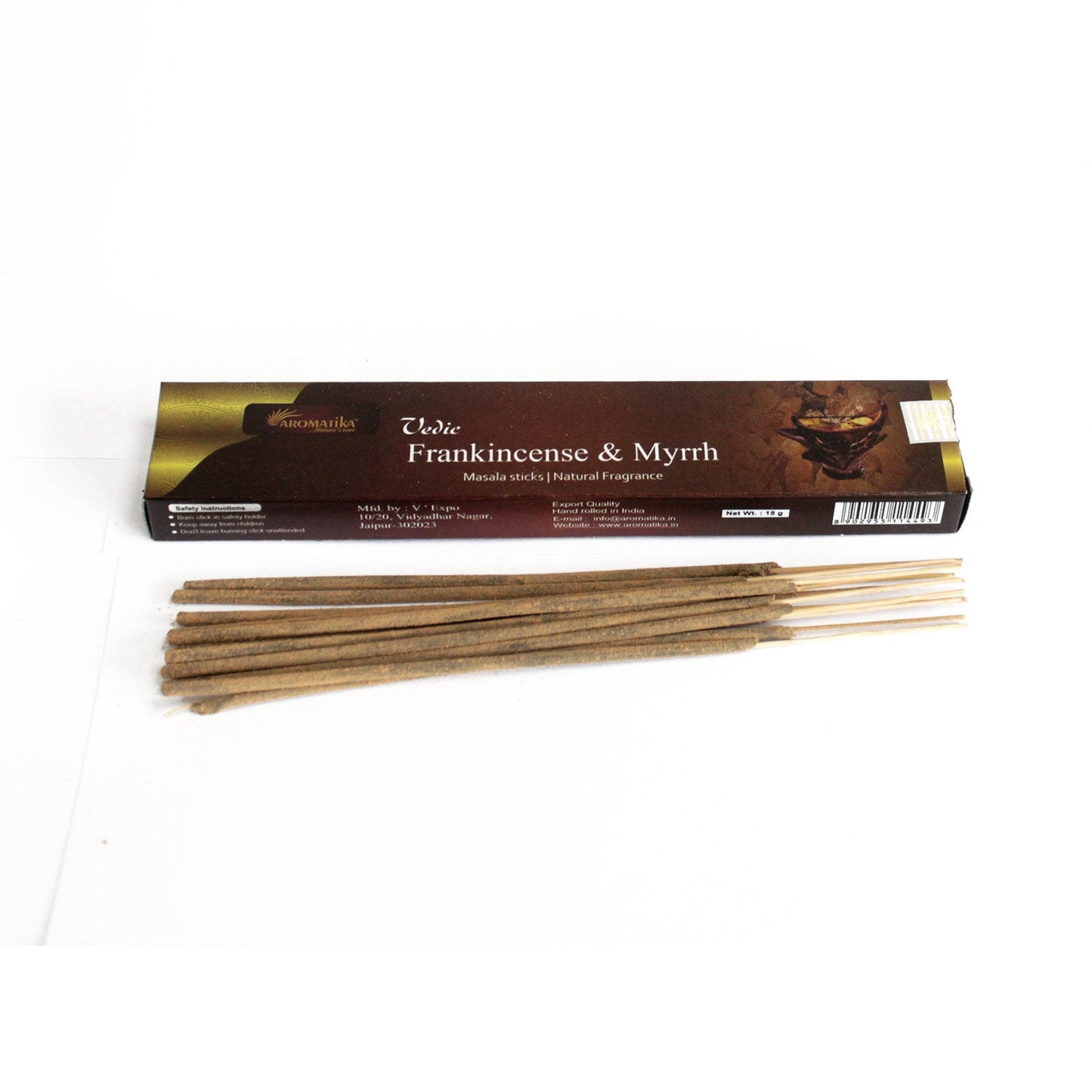 Vedic Natural Incense Sticks Incense Sticks Soul Inspired Frank & Myrrh 