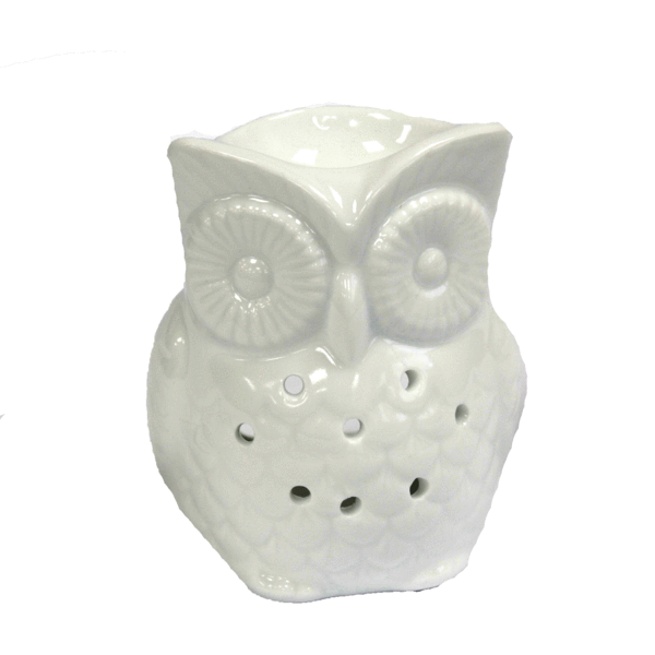White Owl Oil Burners Oil Burner Soul Inspired Tall Owl 